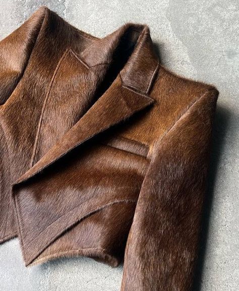 Pony hair blazer